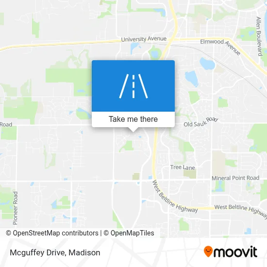 Mcguffey Drive map