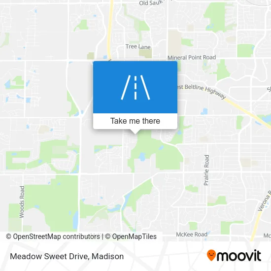 Meadow Sweet Drive map