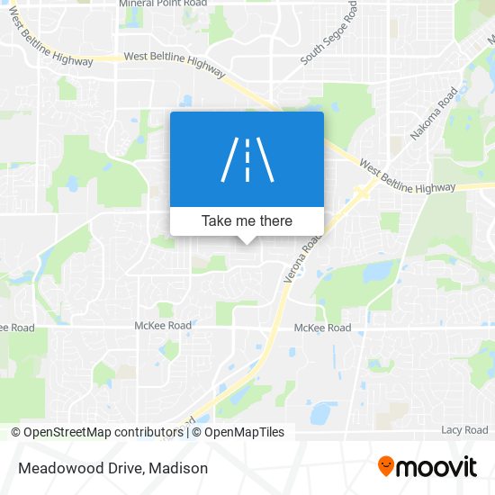 Mapa de Meadowood Drive