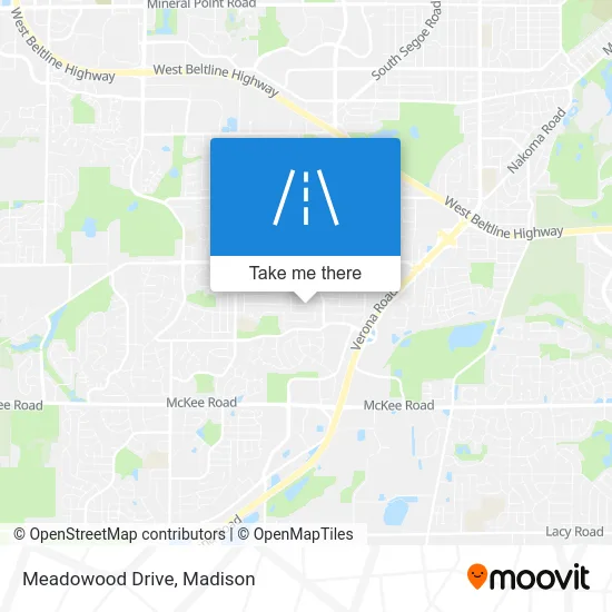 Meadowood Drive map