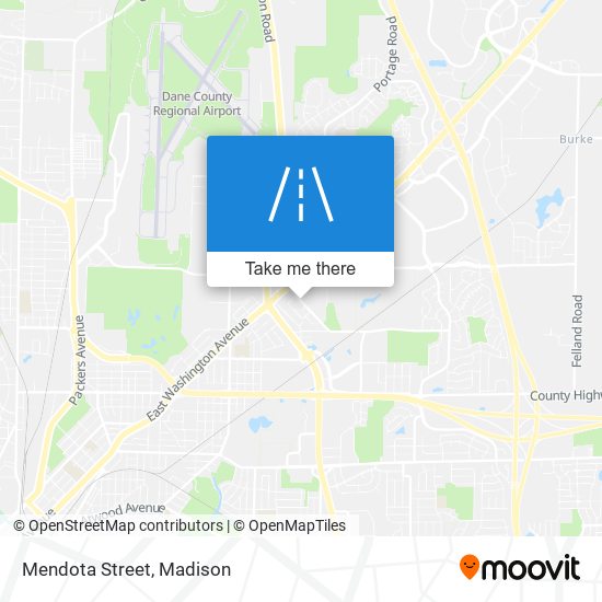 Mendota Street map