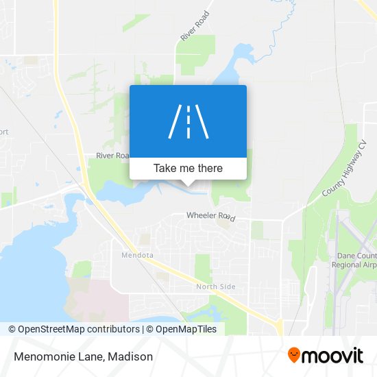 Mapa de Menomonie Lane