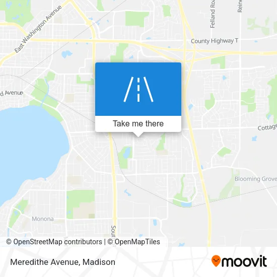 Meredithe Avenue map