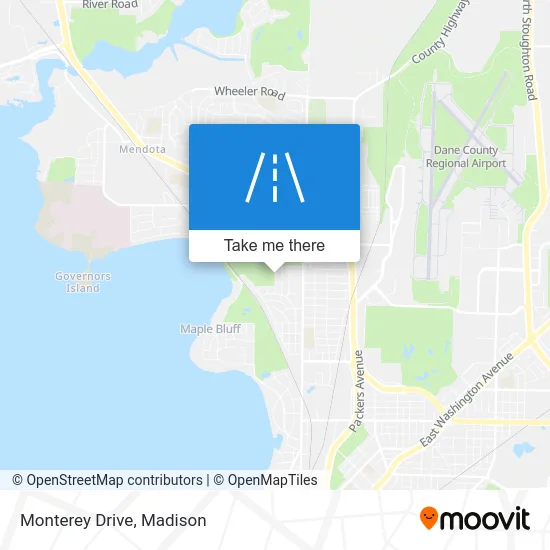 Monterey Drive map