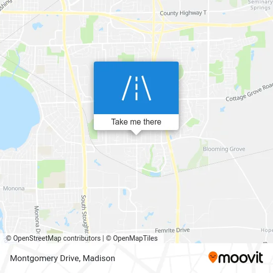 Montgomery Drive map