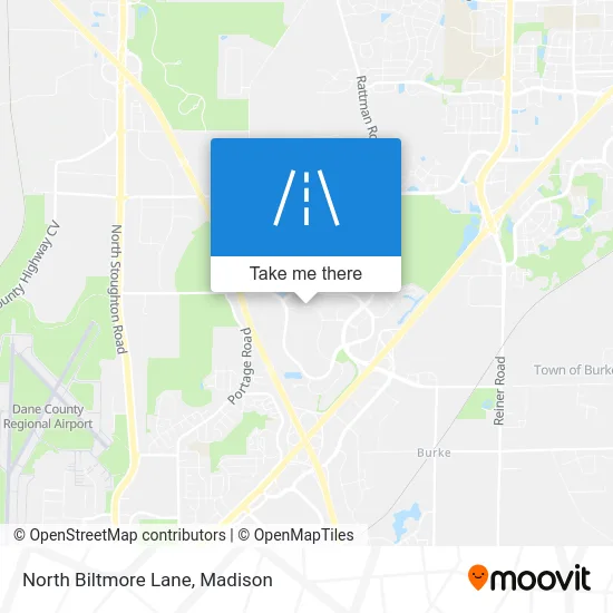 North Biltmore Lane map