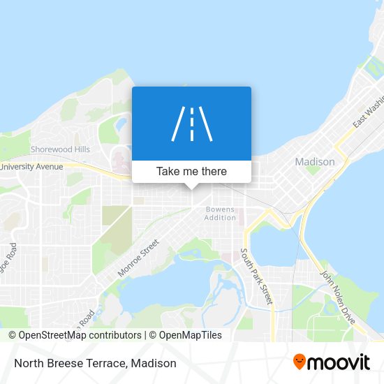 North Breese Terrace map