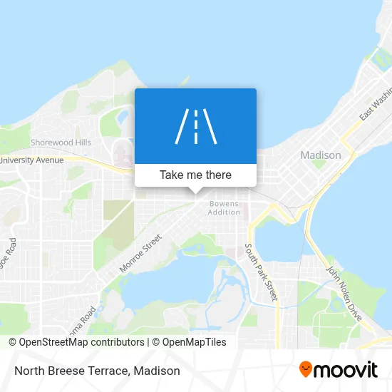 North Breese Terrace map