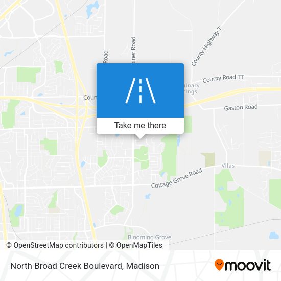 Mapa de North Broad Creek Boulevard