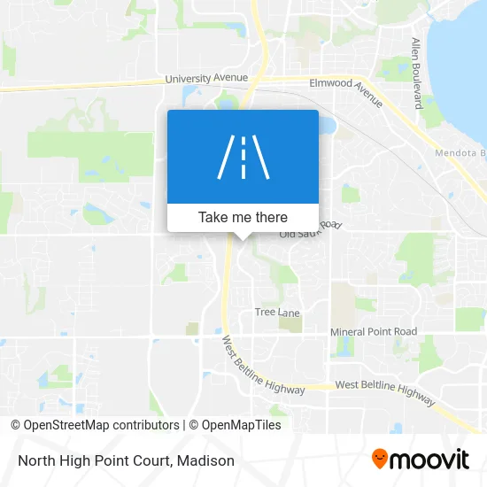 North High Point Court map