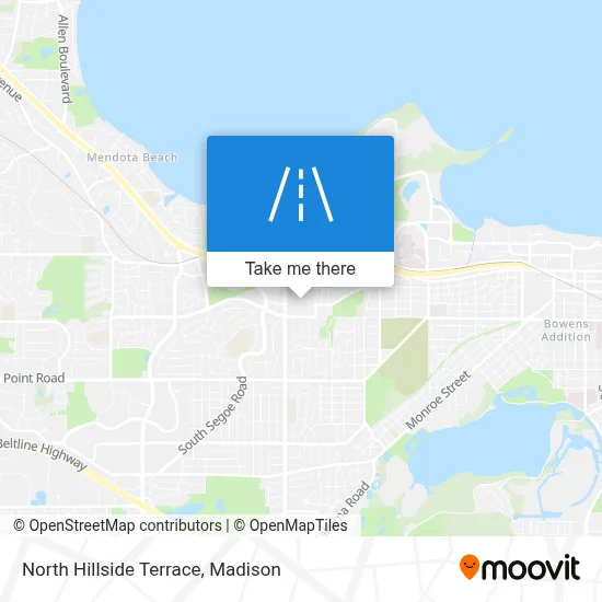 North Hillside Terrace map