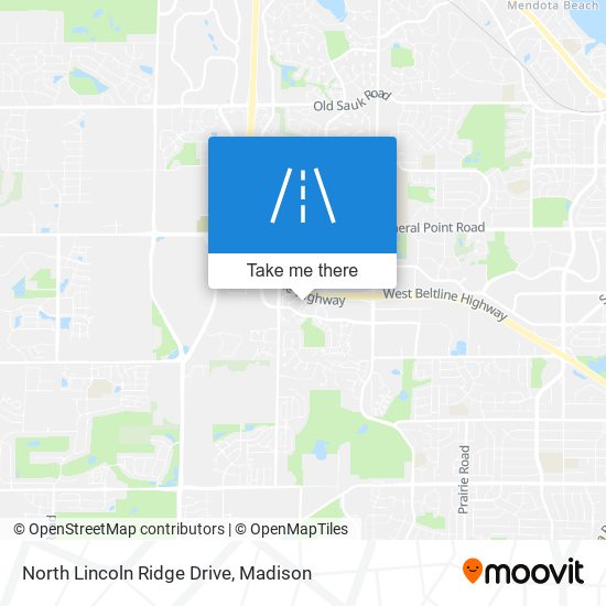 North Lincoln Ridge Drive map