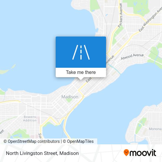 North Livingston Street map