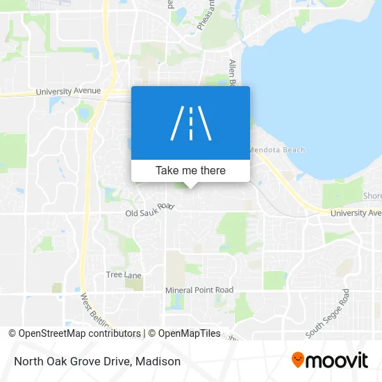 North Oak Grove Drive map