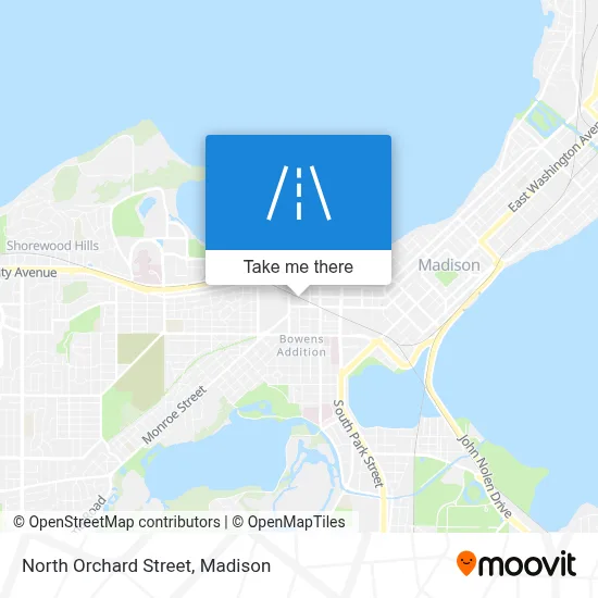 North Orchard Street map