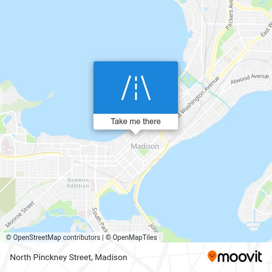 North Pinckney Street map