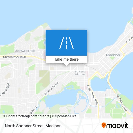 North Spooner Street map