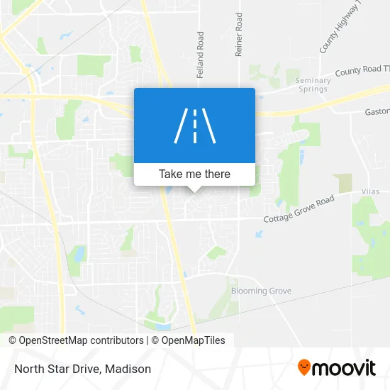 North Star Drive map