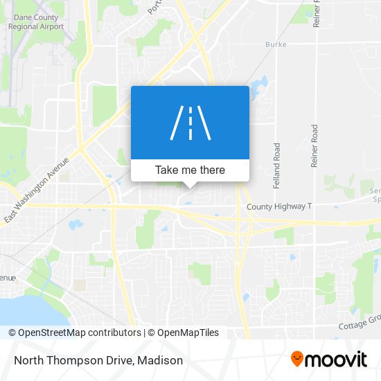 North Thompson Drive map