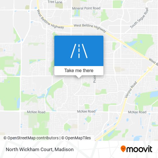 Mapa de North Wickham Court