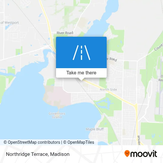 Northridge Terrace map