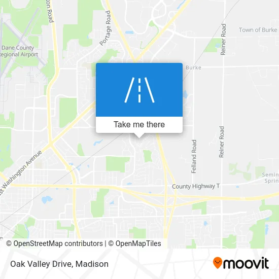 Oak Valley Drive map
