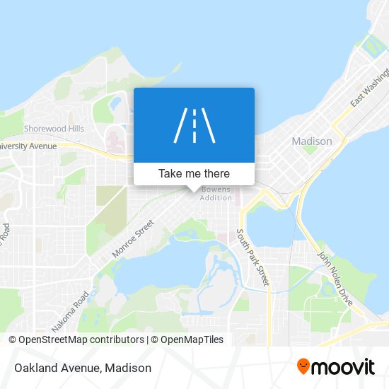 Oakland Avenue map