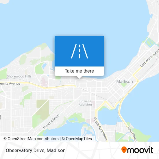 Observatory Drive map