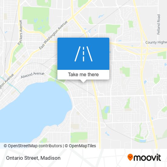 Ontario Street map