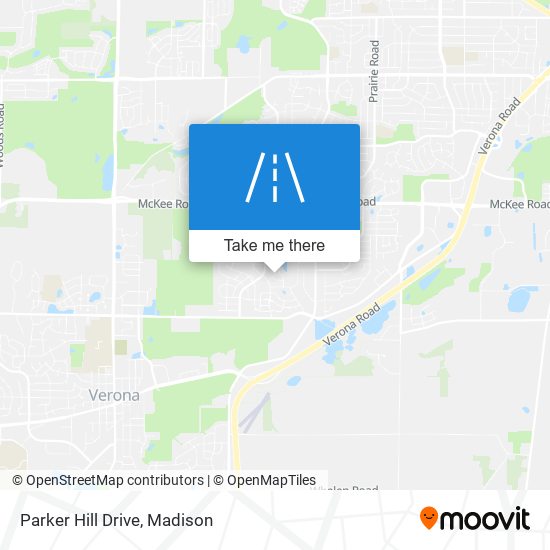 Parker Hill Drive map