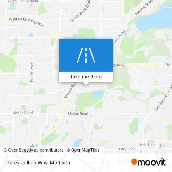 Mapa de Percy Jullian Way