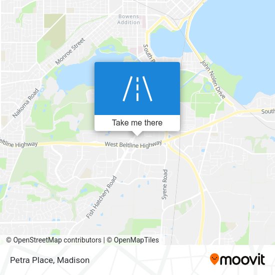 Mapa de Petra Place