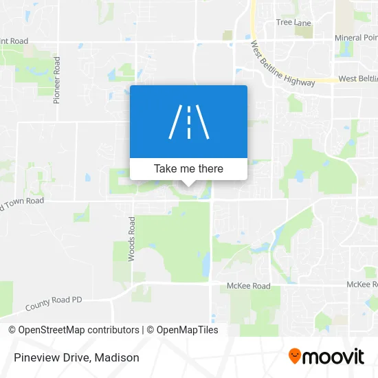 Pineview Drive map