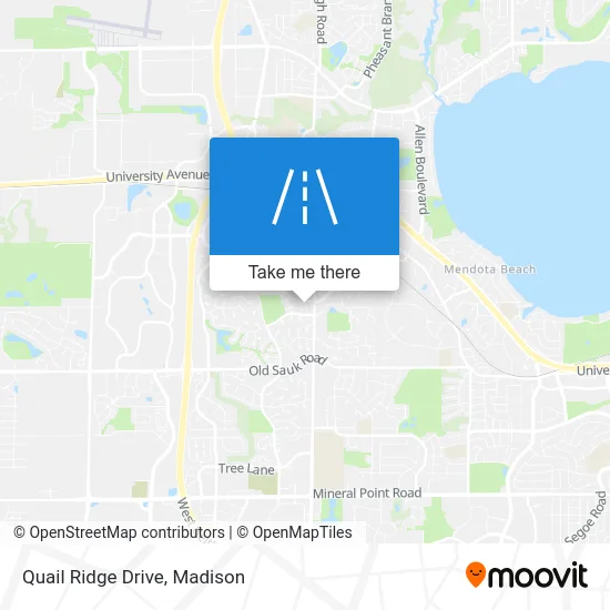 Quail Ridge Drive map