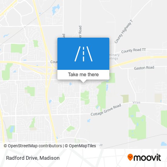 Radford Drive map