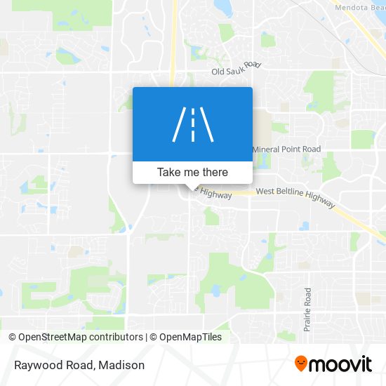 Mapa de Raywood Road