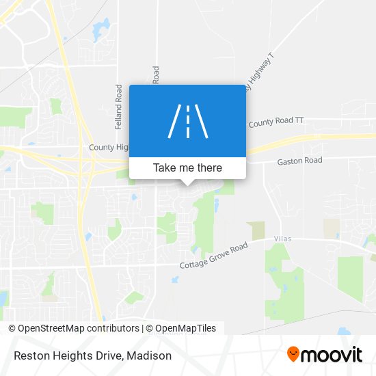 Reston Heights Drive map