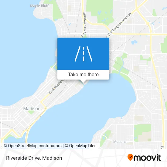 Mapa de Riverside Drive