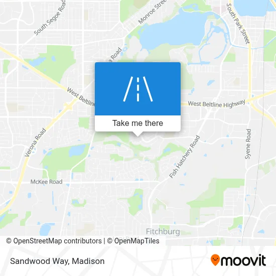 Sandwood Way map