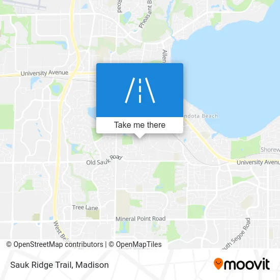 Sauk Ridge Trail map