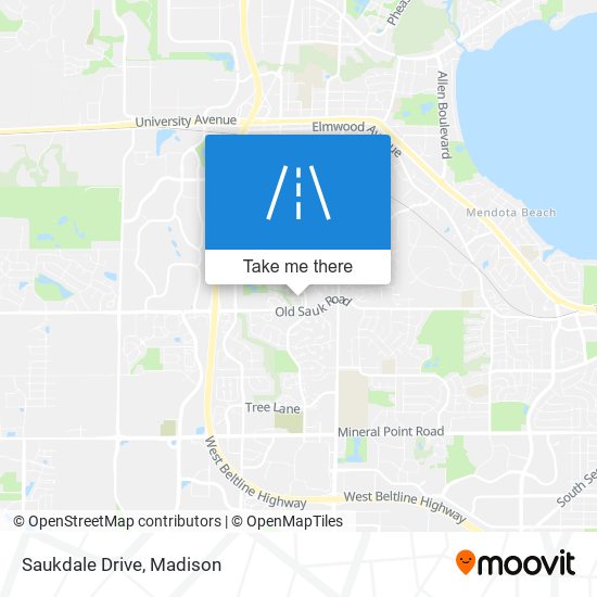 Saukdale Drive map