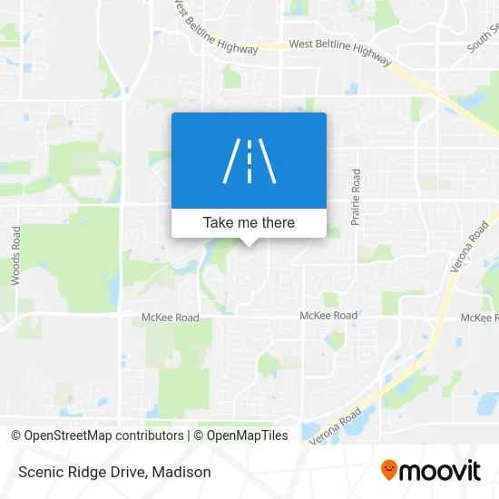 Scenic Ridge Drive map