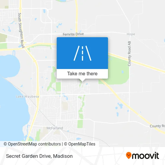 Secret Garden Drive map