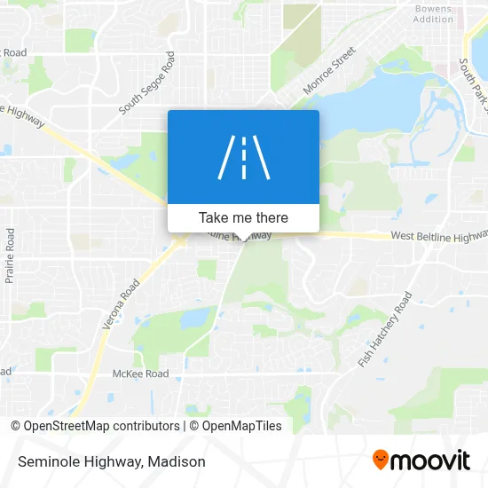 Seminole Highway map