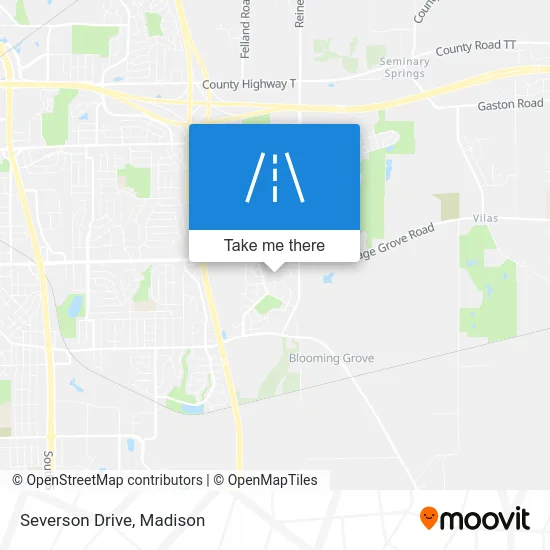 Severson Drive map