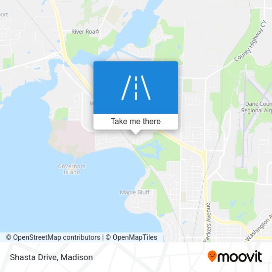 Mapa de Shasta Drive