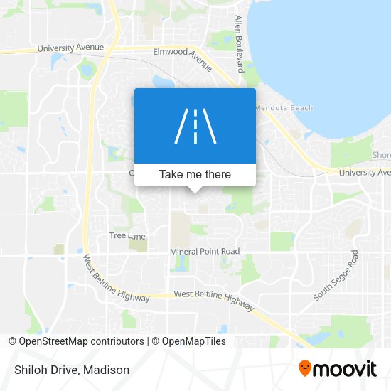 Mapa de Shiloh Drive