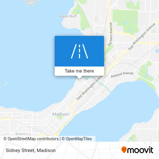 Sidney Street map