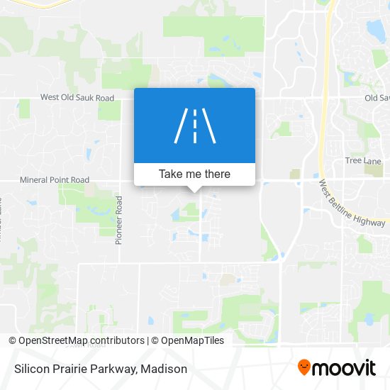 Mapa de Silicon Prairie Parkway