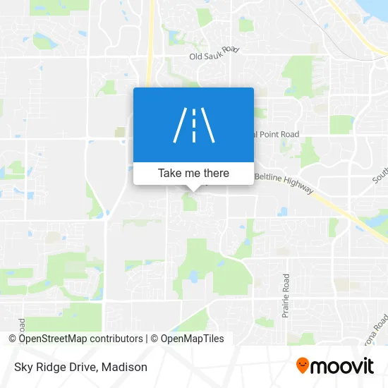 Sky Ridge Drive map